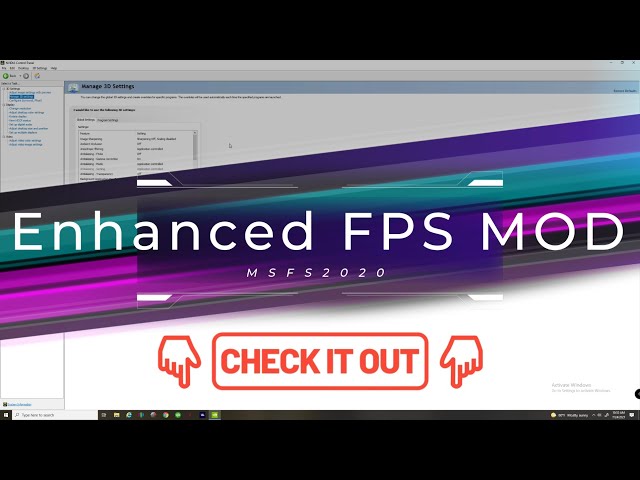 MSFS2020 Enhanced Performance FPS BOOST MOD WOW! Get the best experience POSSIBLE!