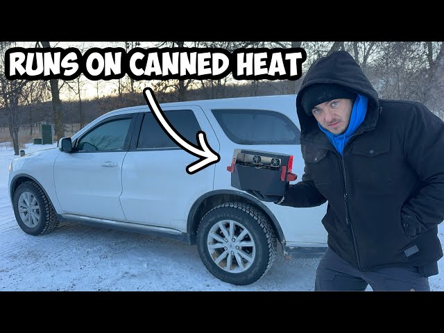 Car Camping in -29 degrees with NEW Heater 🥶 Extreme Cold Winter SUV Camping