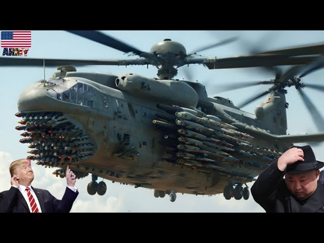 North Korea Explosion! Entire city destroyed by the most advanced and deadly US helicopters