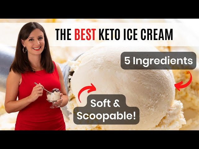 Secrets To The BEST KETO ICE CREAM Recipe: Creamy, Sweet, & Scoopable!