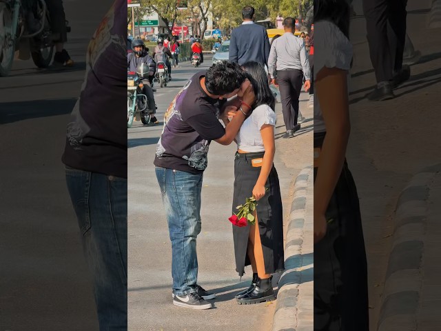 Kissing Prank 😜 on Beautiful Girl 🤣 #kissing #cutegirl @Lappusachin295