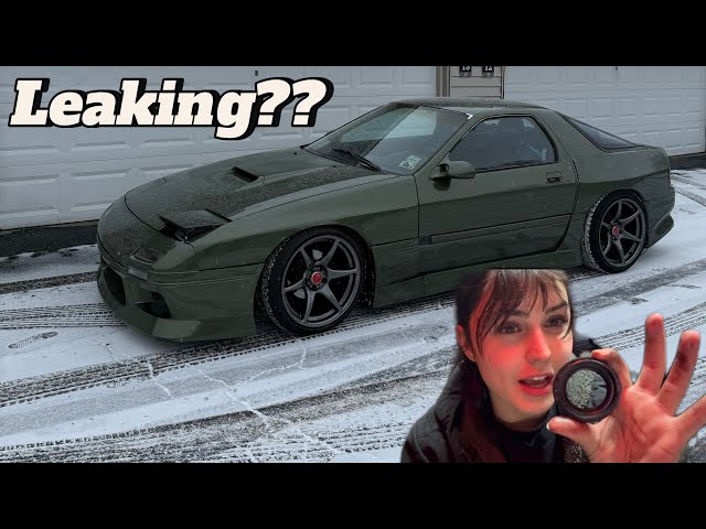 Fixing My Car in THE COLDEST Weather | Tay Miles | Mazda RX-7 FC