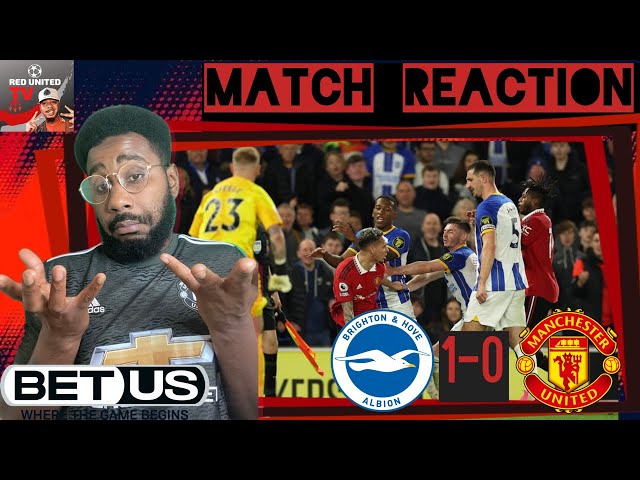 ANOTHER AWAY DEFEAT! BRIGHTON 1-0 MANCHESTER UNITED FAN REACTION  - Ivorian Spice Reacts