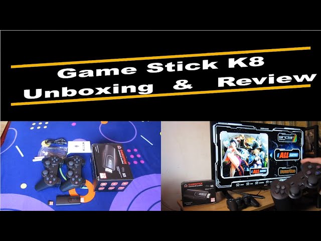 Game Stick K8 Unboxing  and Review