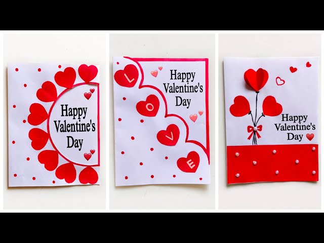 last minute Valentines Day Card | Valentine's Day Crafts With Paper | DIY Valentine's Day Gift Ideas