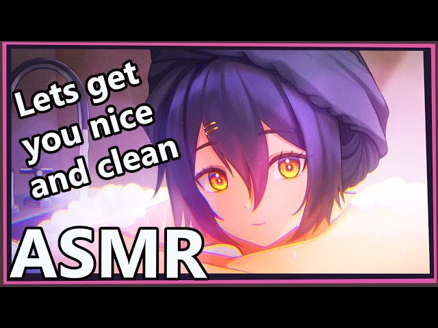 Anime Catgirl Bathes you | ASMR | [soapy] [water] [assorted triggers] [roleplay]