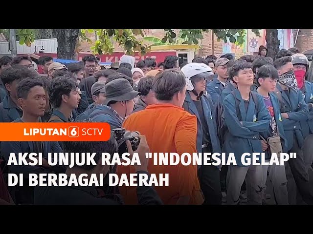 Aksi Demo "Indonesia Gelap" di Tasik Berakhir Ricuh, Mahasiswa Bentrok dengan Polisi | Liputan 6