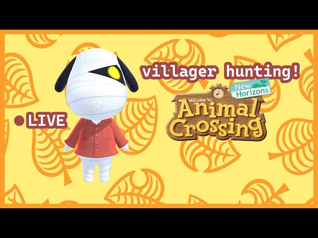 VILLAGER HUNTING FOR LUCKY #acnh #animalcrossing #animalcrossingnewhorizons #live