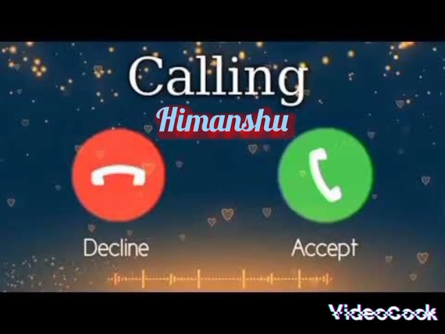 Ringtone,himanshu Apka phone baj rha hai himanshu please pick up the phone📱