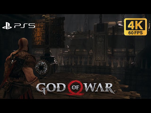 Kratos Battles Demons Under a Deadly Spiked Roof | 4K HDR 60FPS | God of War