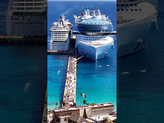 Big Size Difference between Icon of the Seas and Radiance of the Seas 😮🛳️💦