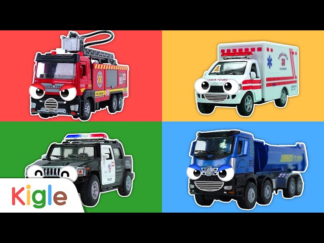 Kompilasi Tim Penyelamat Mobil | Mobil Polisi Ambulans Truk Damkar | Kigle TV Indonesia