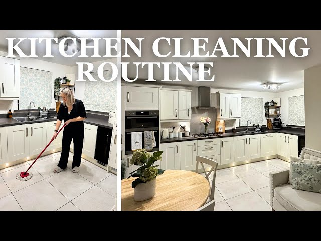 Weekly Evening Kitchen Cleaning Routine | Clean with Me | Cleaning Motivation UK