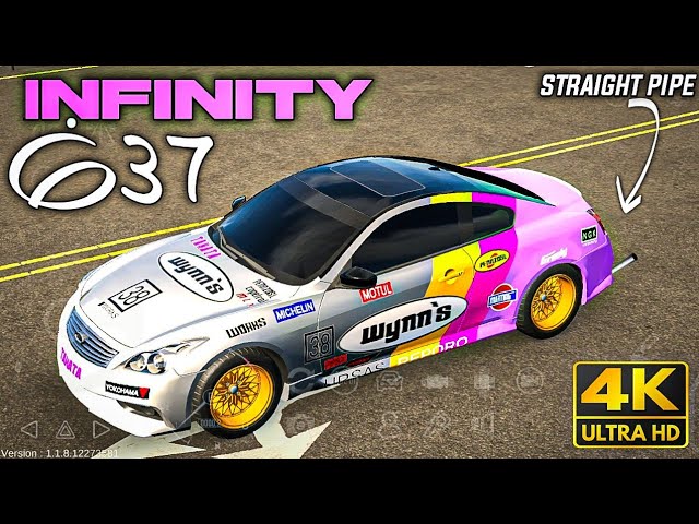 Infinity G37 Straight Downpipe Sound Gameplay | Car Parking Multiplayer 2