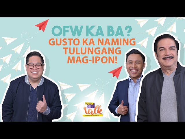 Beyond Small Talk | How to Save Money Tips for OFW