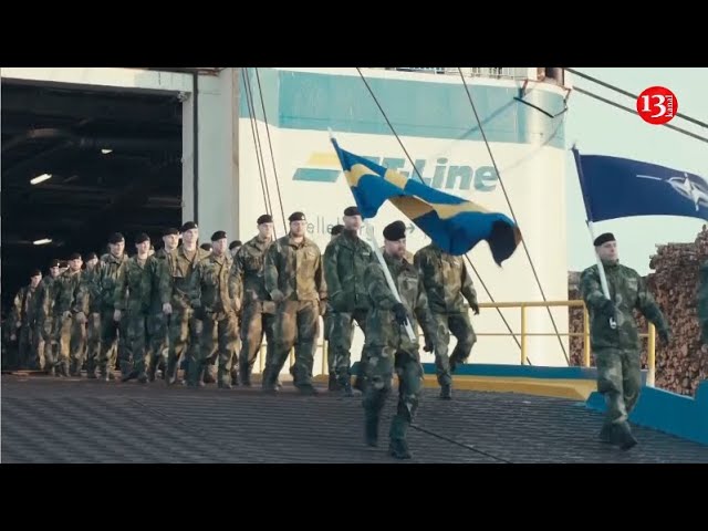 Hundreds of Swedish forces arrive in Latvia in largest deployment with NATO to date