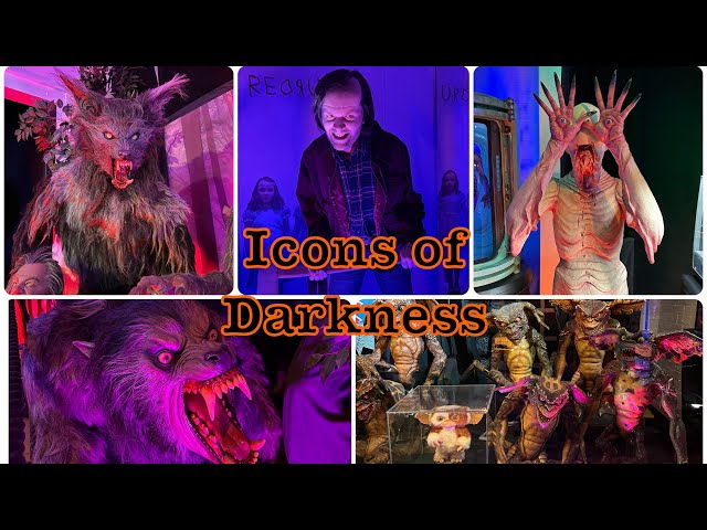 Icons of Darkness Exhibit || Screen Used Horror Monsters, costumes & special effects!