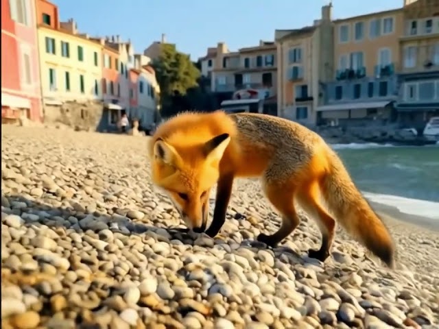 Fox and Skunk in the South of France #fox #skunks #france