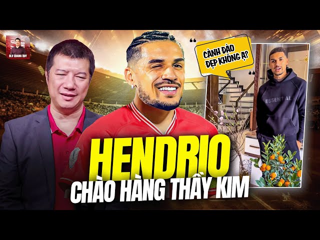 HENDRIO ‘CHÀO HÀNG’ HLV KIM SANG SIK, TOP 3 QBV VIỆT NAM LỘ DIỆN | BLV QUANG HUY BĐVN 23/1