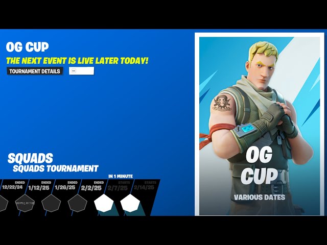 🏆FORTNITE LIVE🏆SQUADS OG TOURNAMENT🏆!CARRY