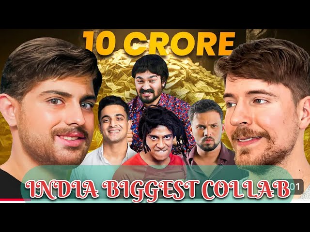 INDIA BIGGEST COLLAB 😱 Ft . BEAST PARODY 😉