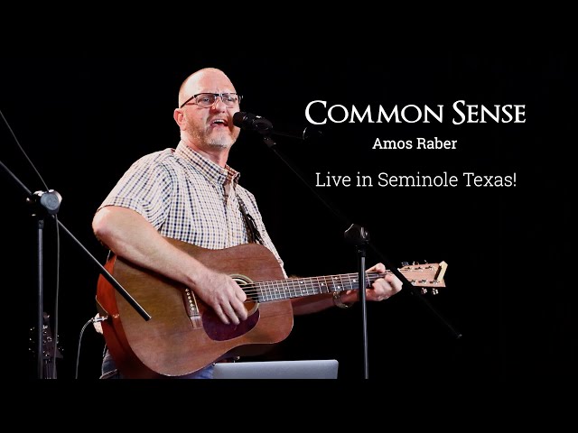 Amos Raber - Common Sense | Live in Seminole Texas! #country  #commonsense #countrymusic