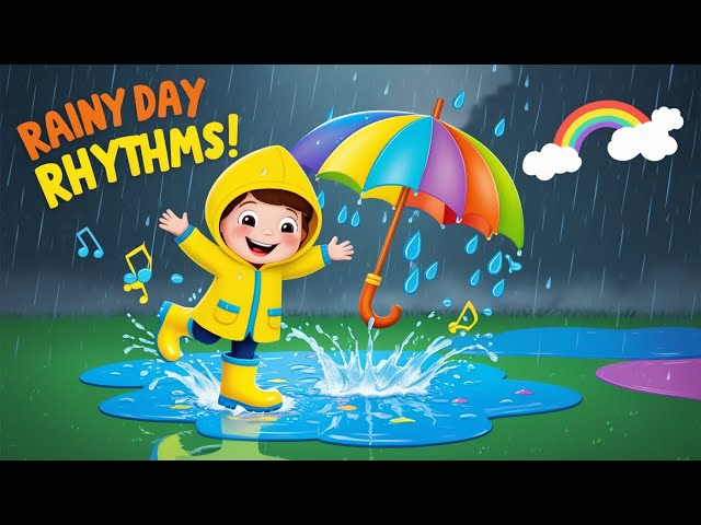 Rainy Day Rhythms ☔️ | Fun Weather Song for Kids | @Yo-Yo-Kids