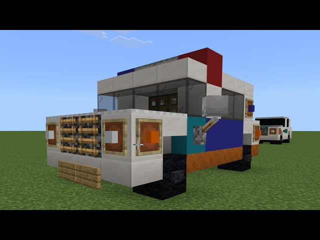 Minecraft NSW Police Highway Patrol Car Tutorial