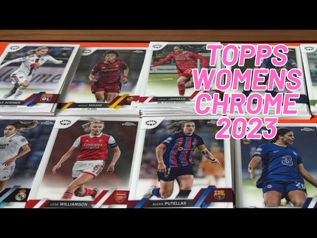 Introducing 2023 TOPPS CHROME WOMEN'S European Champions League BASE SET | Football cards