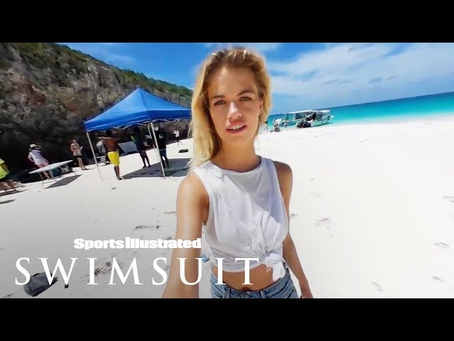 Hailey Clauson Takes You For A 360 Dip In The Caribbean | Swimsuit VR | Sports Illustrated Swimsuit