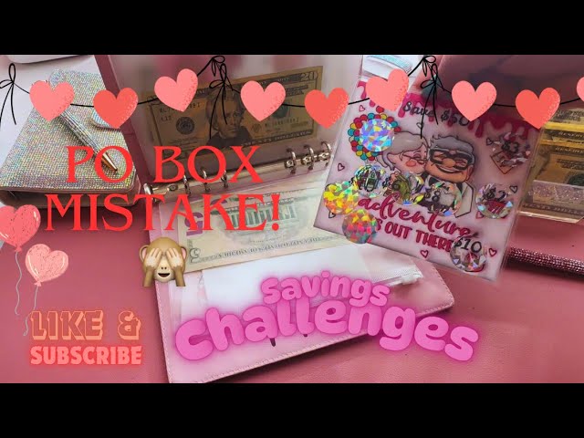 SAVINGS CHALLENGES/PO BOX MISTAKE/ON TRACK! #budgeting #budgetingforbeginners