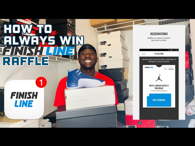 THE SECRET TO ALWAYS WIN THE FINISHLINE RAFFLE! MUST WATCH!