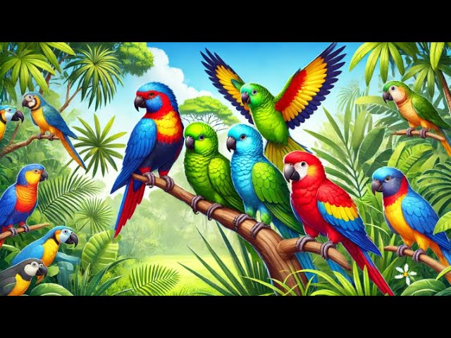 Live Bird Activities | Parrot 🐦🥰