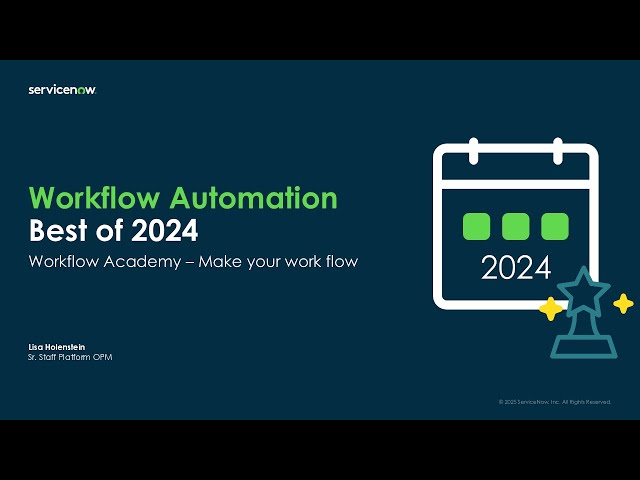 Best of Workflow Automation in 2024 - Workflow Academy #13 (Feb 13th, 2025)