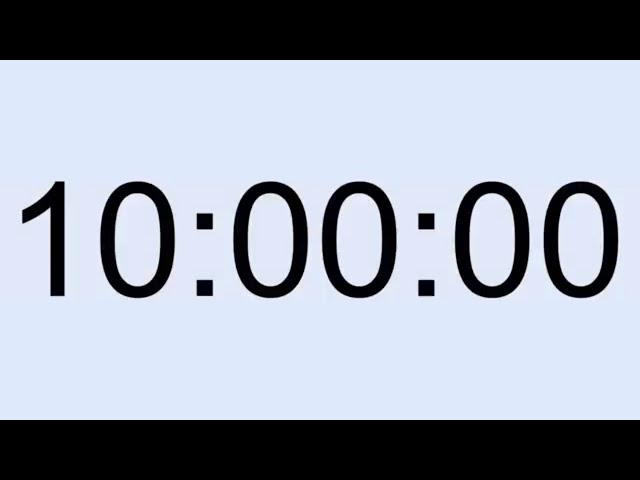 10 hour timer