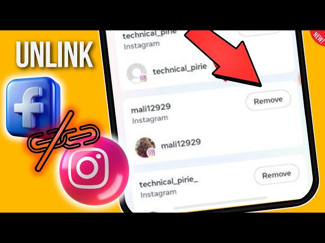 How to remove Instagram account from Facebook | Unlink FB from Instagram