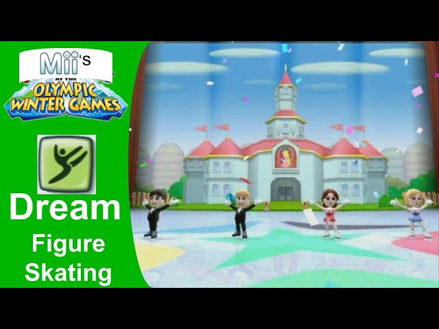 Mii's At The Olympic Winter Games  - Dream Figure Skating