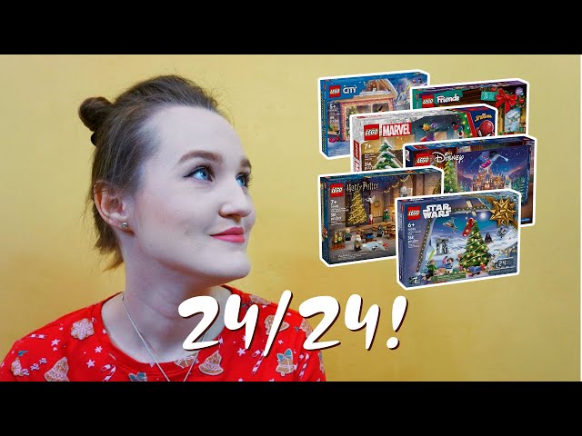 LEGO ADVENT CALENDARS: HARRY POTTER, CITY, FRIENDS, DISNEY, STAR WARS, MARVEL UNBOXING 24/2024