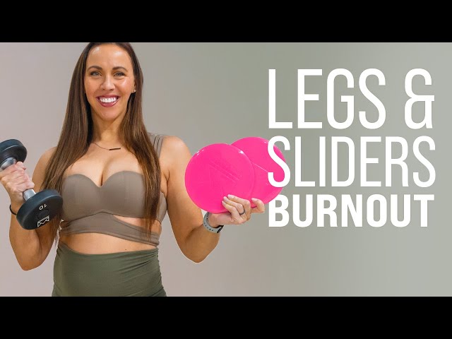 Low Impact Legs & Sliders Burnout Workout!