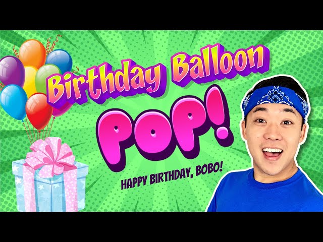 🎂 Happy Birthday Balloon Burst! Brain Break + Gift Unboxing | GoNoodle Inspired