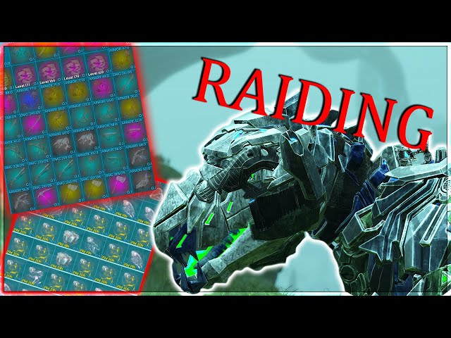 Raiding And Getting INSANE LOOT On My Best Solo Wipe EVER... Solo | Ark