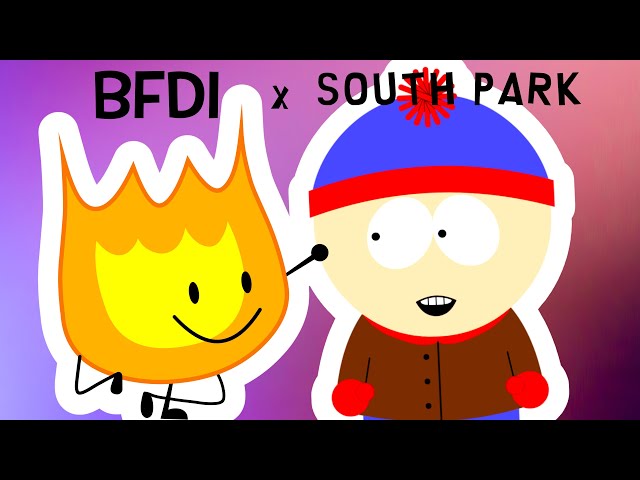 South Park Intro But With BFDI Characters