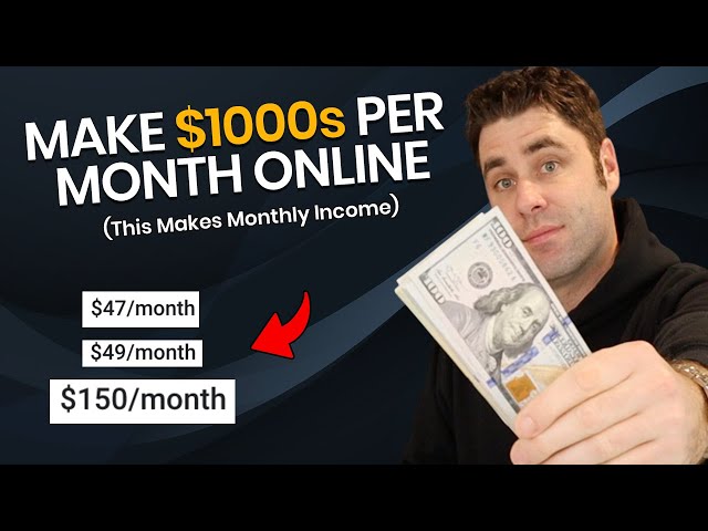 Lazy Way to Make Money Online For Beginners And Get Paid Every Month! ($100/day+)