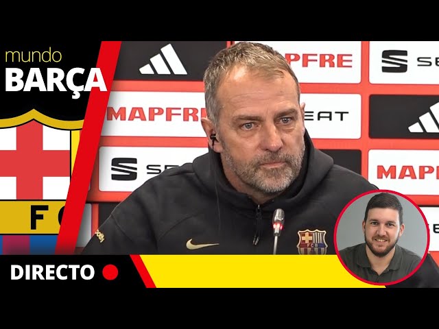 EN VIVO: Rueda de prensa de HANSI FLICK con ÁNGEL PÉREZ | Sevilla vs FC Barcelona | La Liga