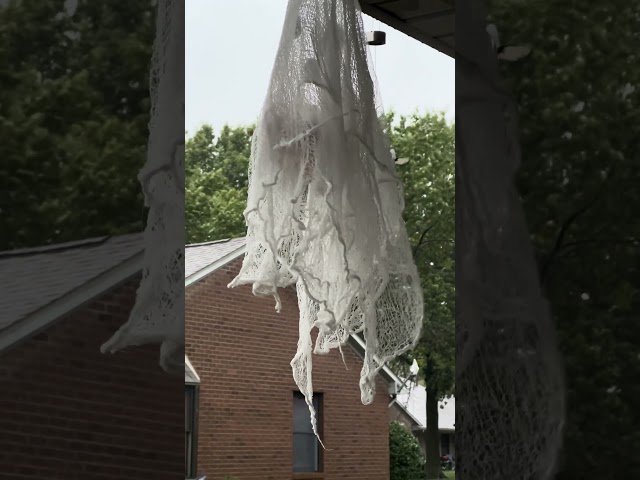 Wind and rain from hurricane Helene hitting western Kentucky at 7:30 AM on September 27 ￼