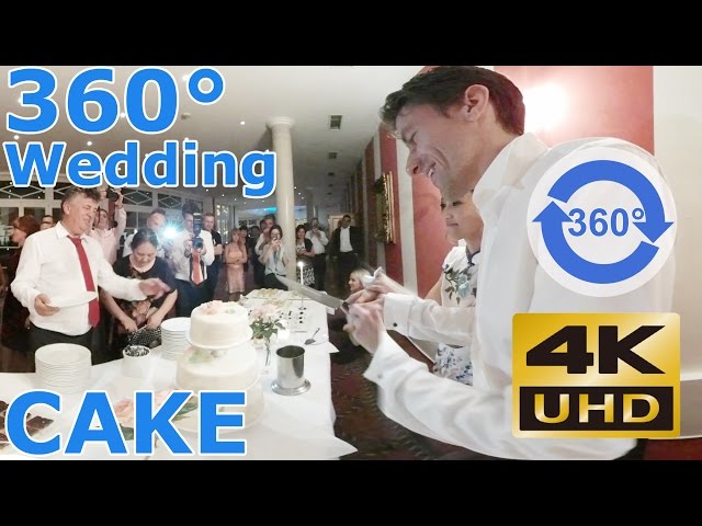 360° Wedding Cake cutting at Wedding