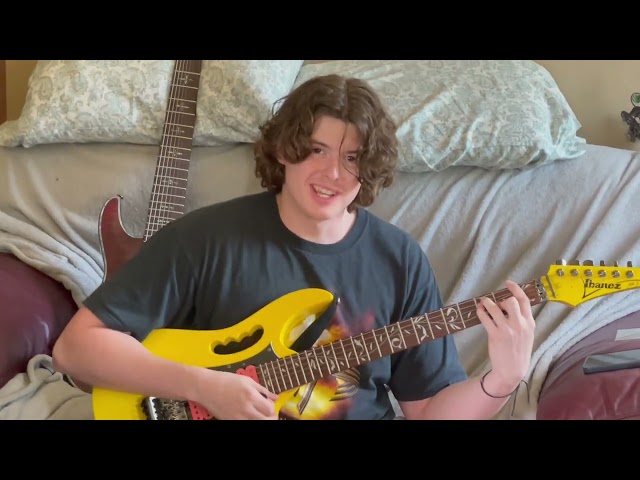 A little Cha Cha Cha on the Steve Vai JemJr #electricguitar #music #guitar #guitarsolo