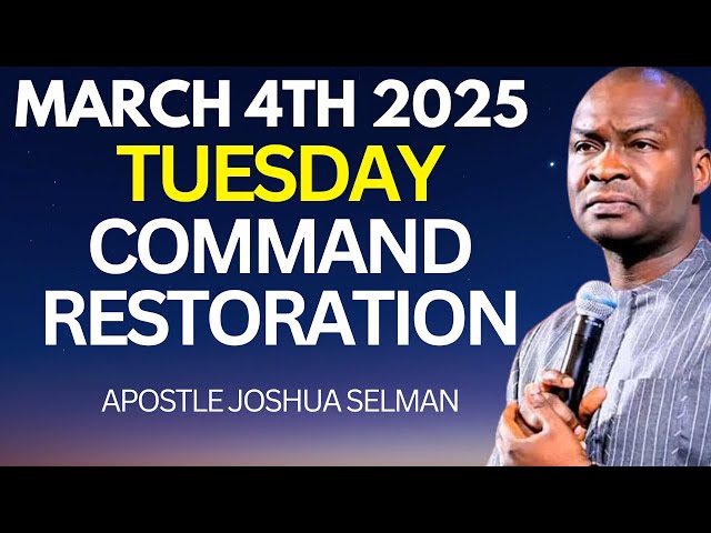 March 4 Morning Prayers to Start Your Day | Apostle Joshua Selman