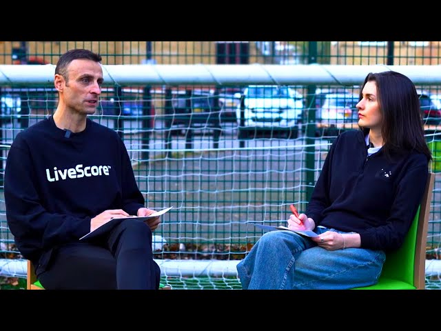 Talking about football with Dimitar Berbatov