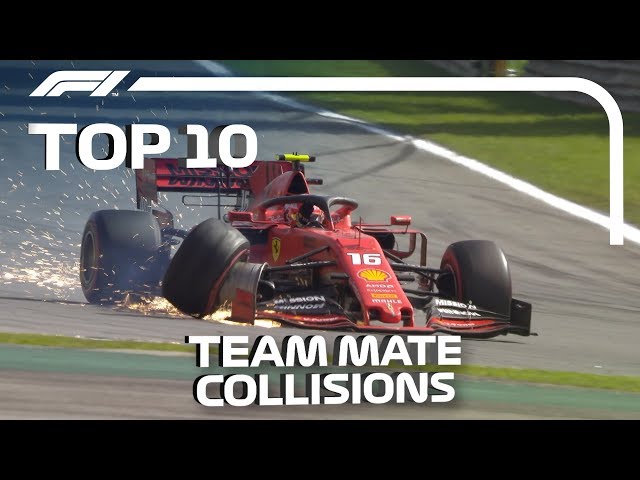 Top 10 Team Mate Collisions in F1